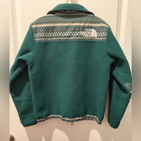 The North Face 95 Unisex Printed Night Green Denali Jacket - Picture 4 of 7